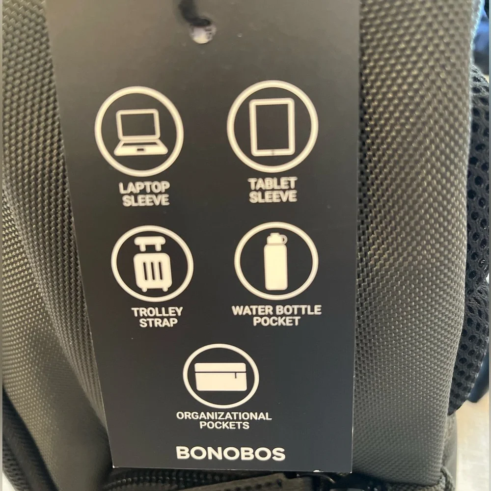 Bonobos Ballistic Nylon Laptop Backpack Olive Green NWT GHB7160B $350